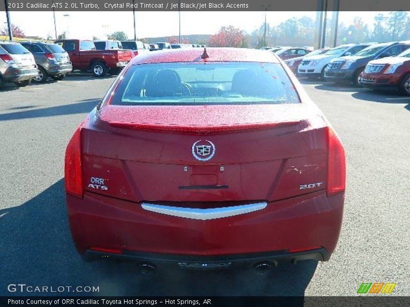 Crystal Red Tintcoat / Jet Black/Jet Black Accents 2013 Cadillac ATS 2.0L Turbo