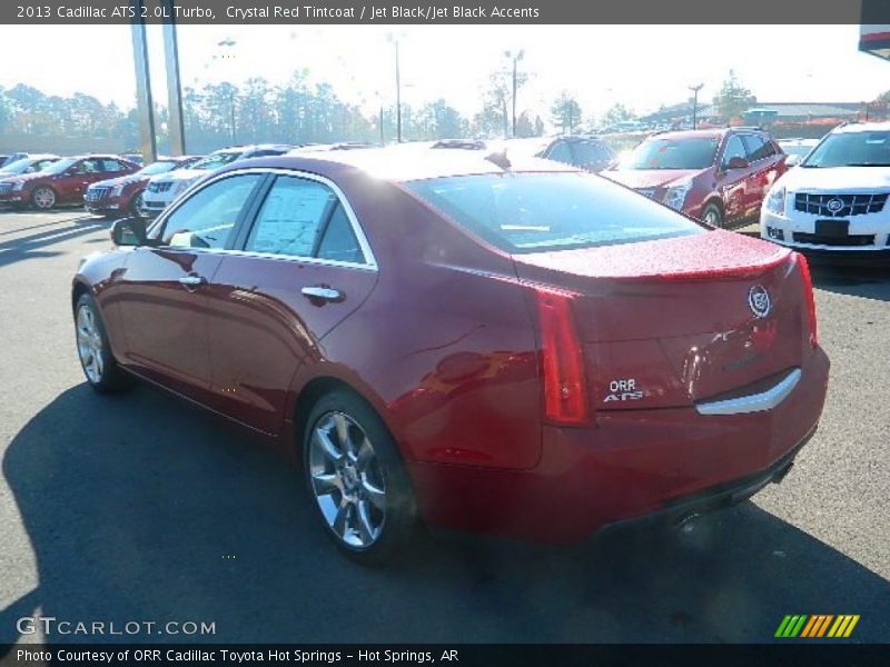 Crystal Red Tintcoat / Jet Black/Jet Black Accents 2013 Cadillac ATS 2.0L Turbo