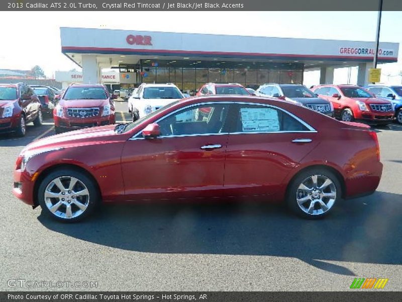 Crystal Red Tintcoat / Jet Black/Jet Black Accents 2013 Cadillac ATS 2.0L Turbo