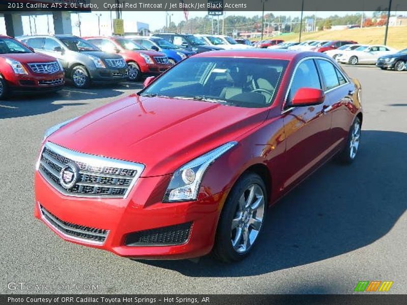 Crystal Red Tintcoat / Jet Black/Jet Black Accents 2013 Cadillac ATS 2.0L Turbo