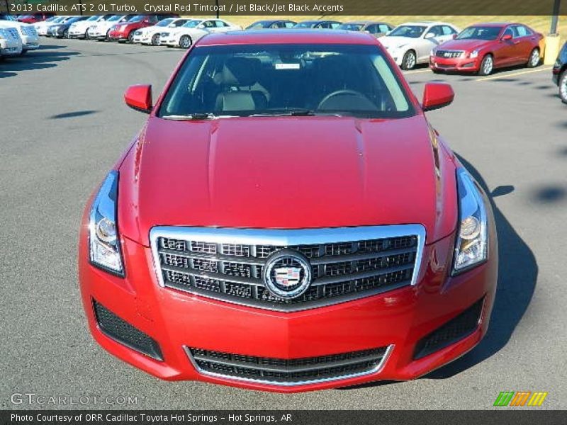 Crystal Red Tintcoat / Jet Black/Jet Black Accents 2013 Cadillac ATS 2.0L Turbo