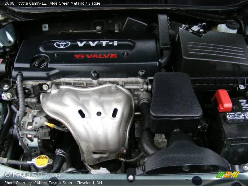 Aloe Green Metallic / Bisque 2008 Toyota Camry LE