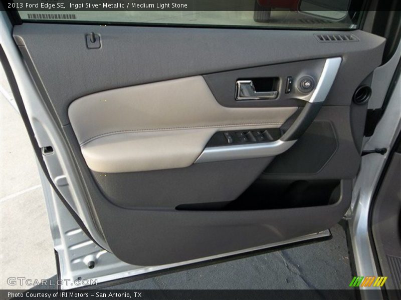 Ingot Silver Metallic / Medium Light Stone 2013 Ford Edge SE