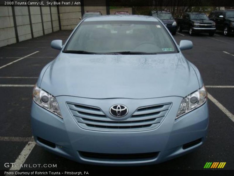 Sky Blue Pearl / Ash 2008 Toyota Camry LE