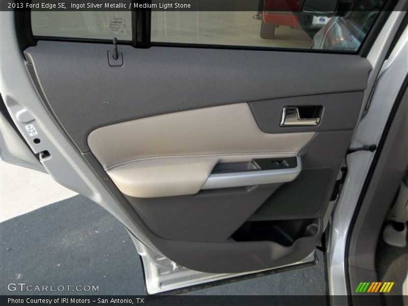 Ingot Silver Metallic / Medium Light Stone 2013 Ford Edge SE