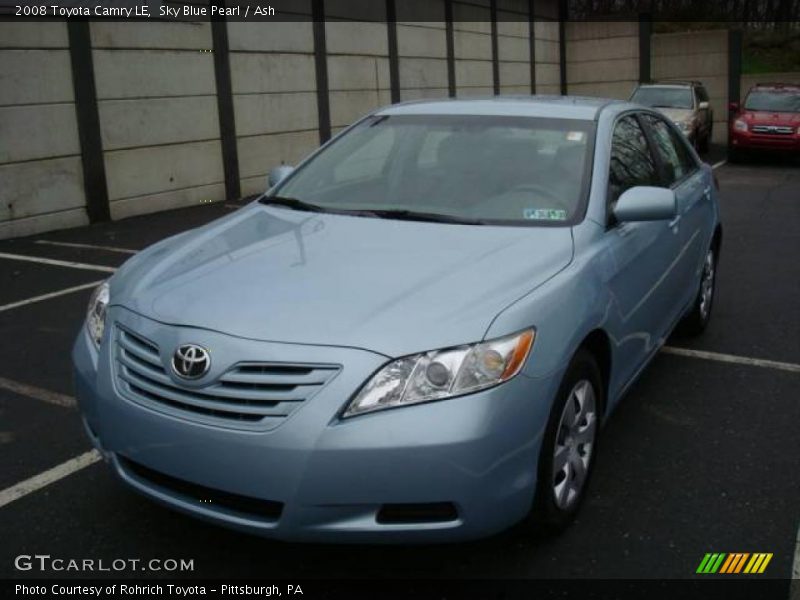 Sky Blue Pearl / Ash 2008 Toyota Camry LE