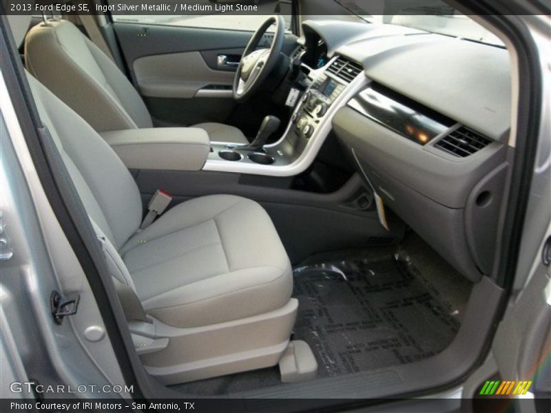 Ingot Silver Metallic / Medium Light Stone 2013 Ford Edge SE