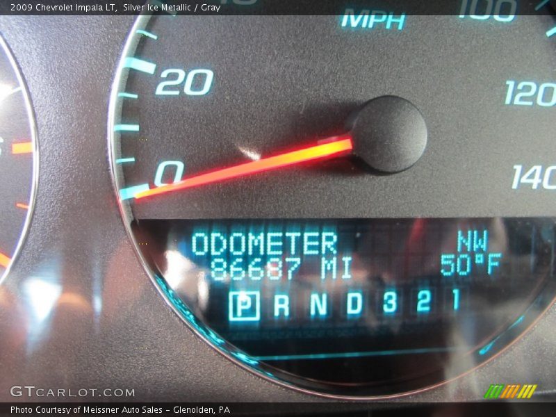 Silver Ice Metallic / Gray 2009 Chevrolet Impala LT