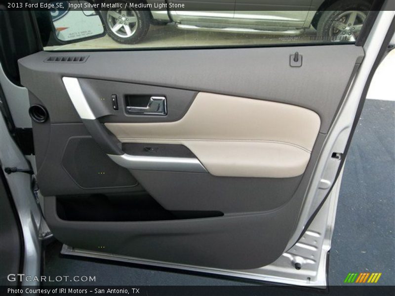 Ingot Silver Metallic / Medium Light Stone 2013 Ford Edge SE