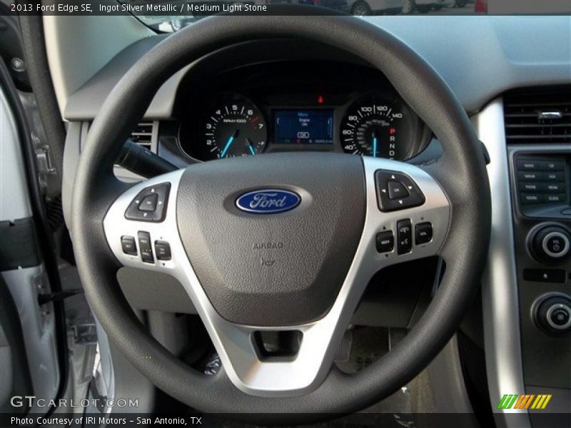 Ingot Silver Metallic / Medium Light Stone 2013 Ford Edge SE