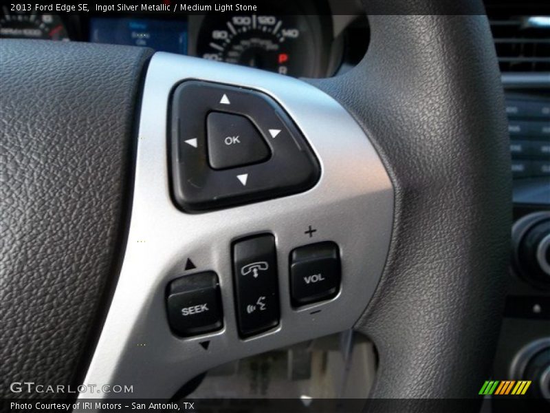 Ingot Silver Metallic / Medium Light Stone 2013 Ford Edge SE