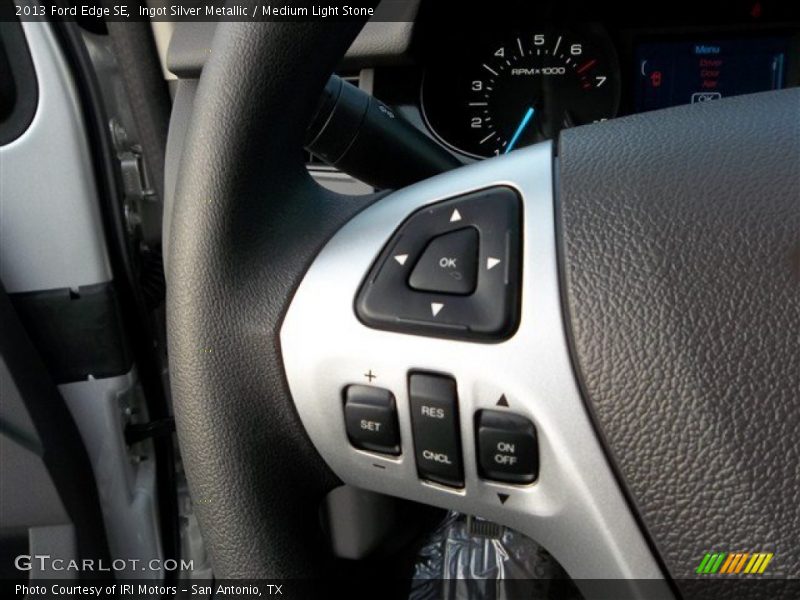 Ingot Silver Metallic / Medium Light Stone 2013 Ford Edge SE