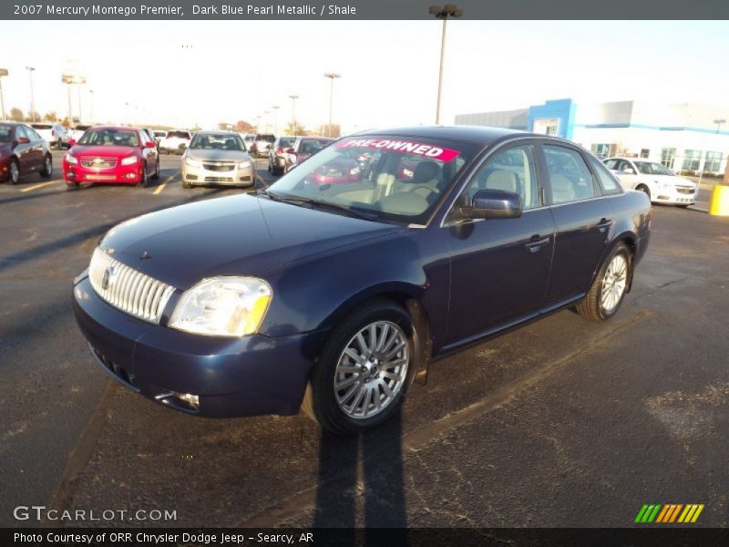 Dark Blue Pearl Metallic / Shale 2007 Mercury Montego Premier