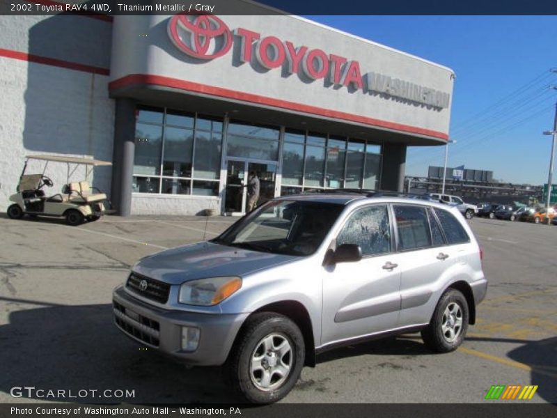 Titanium Metallic / Gray 2002 Toyota RAV4 4WD
