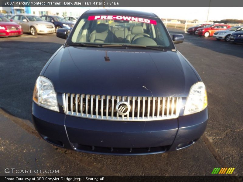 Dark Blue Pearl Metallic / Shale 2007 Mercury Montego Premier