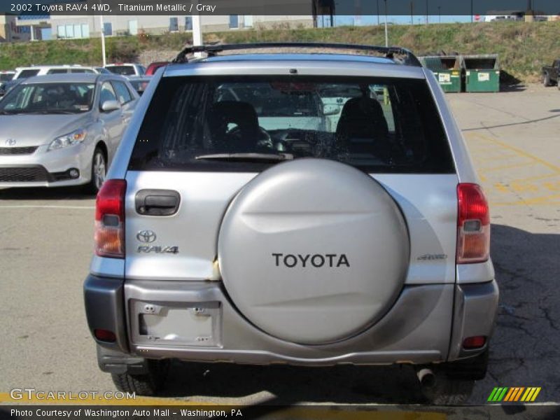 Titanium Metallic / Gray 2002 Toyota RAV4 4WD