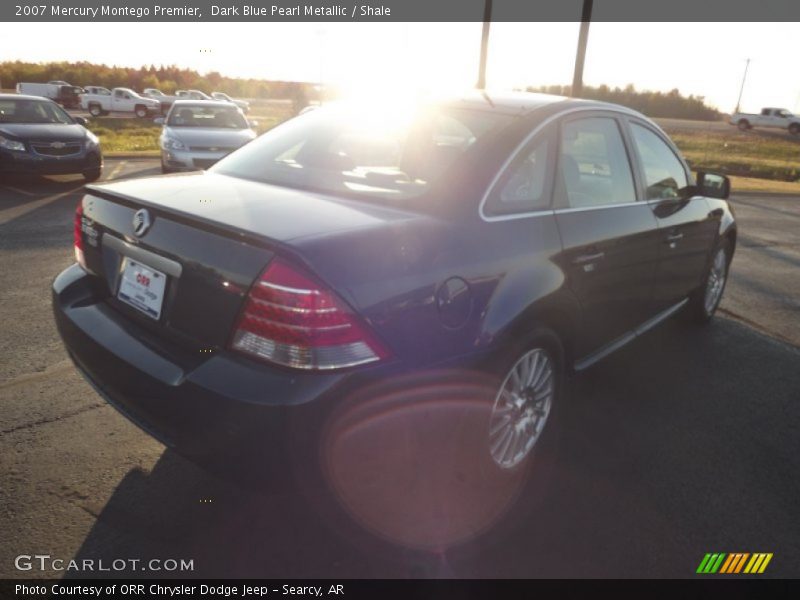 Dark Blue Pearl Metallic / Shale 2007 Mercury Montego Premier