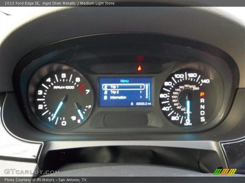 Ingot Silver Metallic / Medium Light Stone 2013 Ford Edge SE