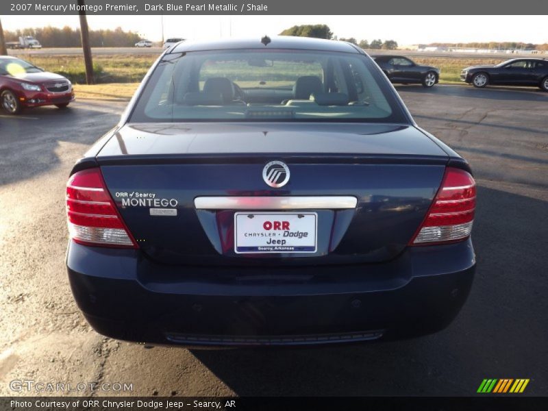 Dark Blue Pearl Metallic / Shale 2007 Mercury Montego Premier