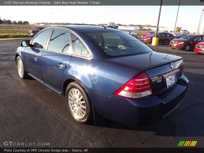 Dark Blue Pearl Metallic / Shale 2007 Mercury Montego Premier