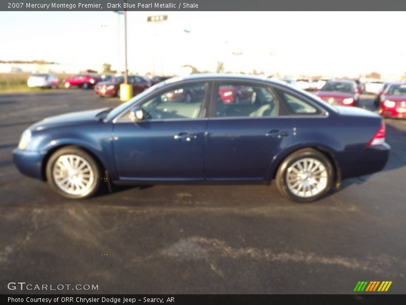 Dark Blue Pearl Metallic / Shale 2007 Mercury Montego Premier