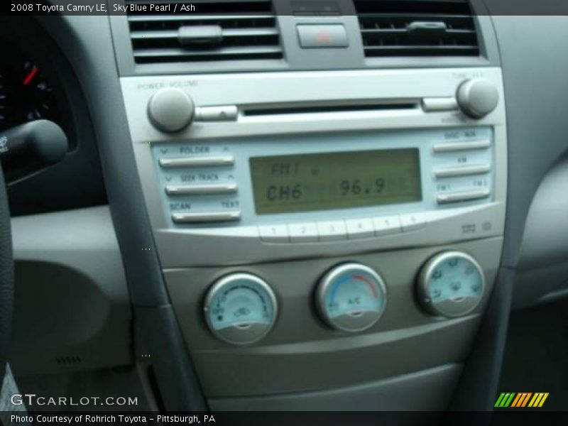 Sky Blue Pearl / Ash 2008 Toyota Camry LE