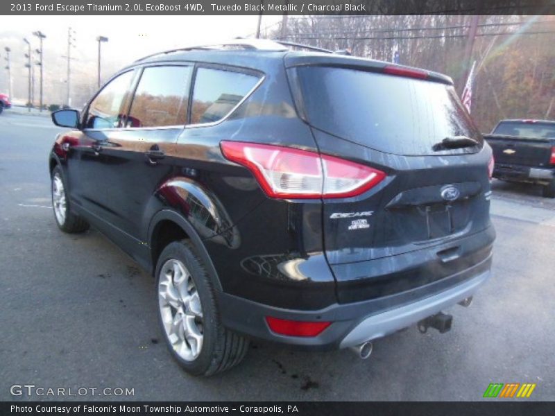 Tuxedo Black Metallic / Charcoal Black 2013 Ford Escape Titanium 2.0L EcoBoost 4WD