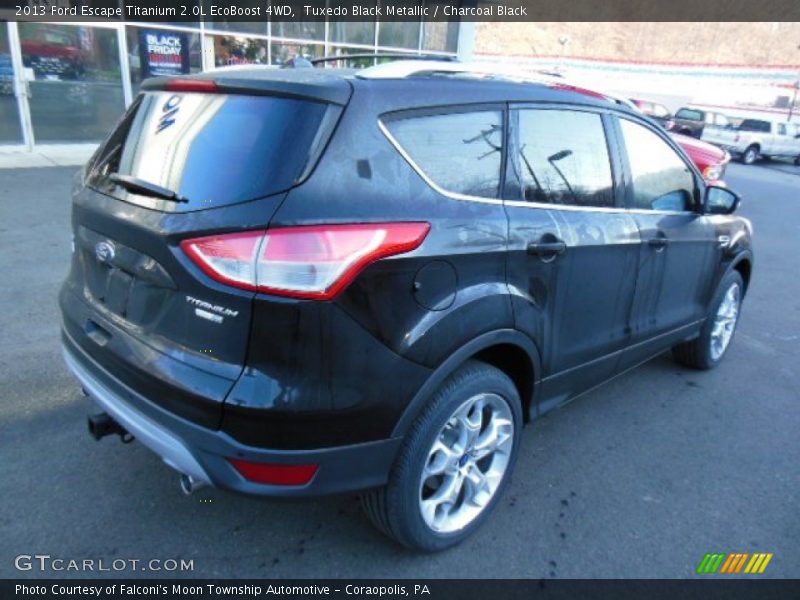 Tuxedo Black Metallic / Charcoal Black 2013 Ford Escape Titanium 2.0L EcoBoost 4WD
