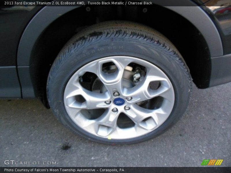 Tuxedo Black Metallic / Charcoal Black 2013 Ford Escape Titanium 2.0L EcoBoost 4WD