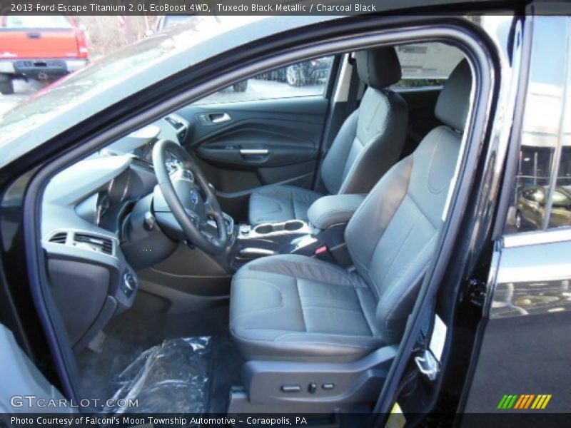 Tuxedo Black Metallic / Charcoal Black 2013 Ford Escape Titanium 2.0L EcoBoost 4WD