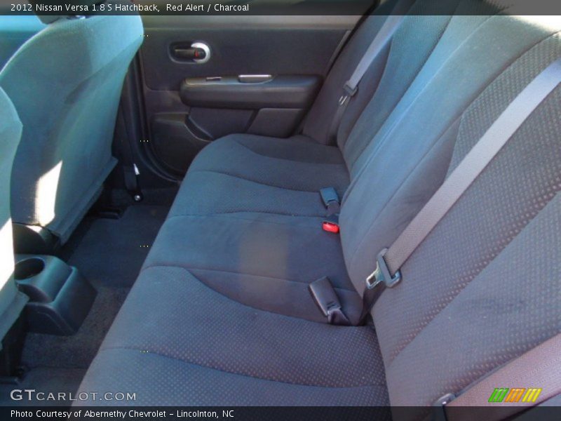 Red Alert / Charcoal 2012 Nissan Versa 1.8 S Hatchback