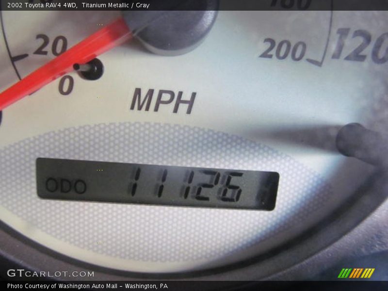 Titanium Metallic / Gray 2002 Toyota RAV4 4WD