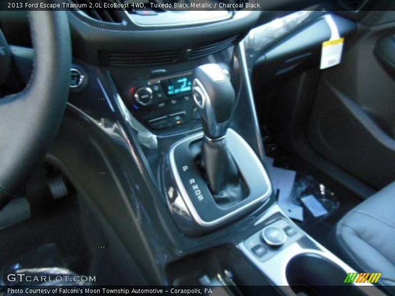 Tuxedo Black Metallic / Charcoal Black 2013 Ford Escape Titanium 2.0L EcoBoost 4WD