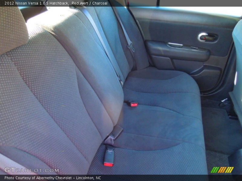 Red Alert / Charcoal 2012 Nissan Versa 1.8 S Hatchback