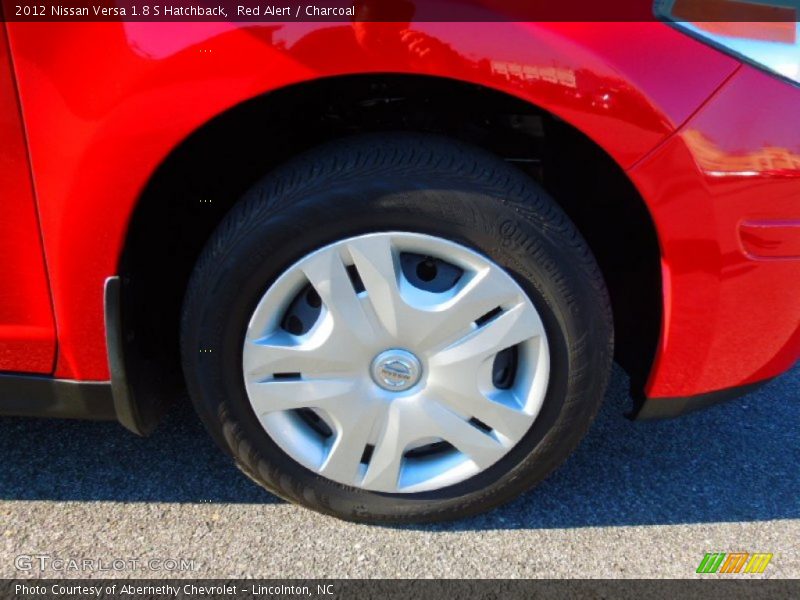 Red Alert / Charcoal 2012 Nissan Versa 1.8 S Hatchback