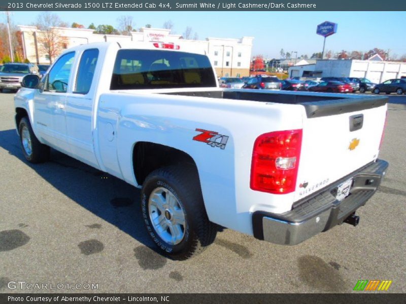 Summit White / Light Cashmere/Dark Cashmere 2013 Chevrolet Silverado 1500 LTZ Extended Cab 4x4