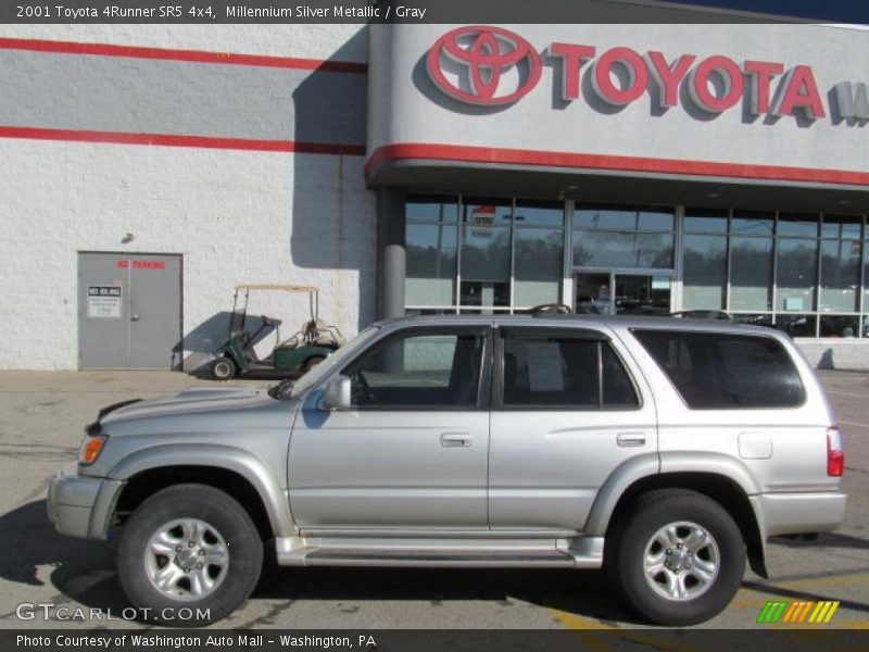 Millennium Silver Metallic / Gray 2001 Toyota 4Runner SR5 4x4