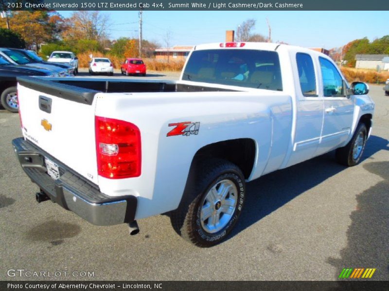 Summit White / Light Cashmere/Dark Cashmere 2013 Chevrolet Silverado 1500 LTZ Extended Cab 4x4