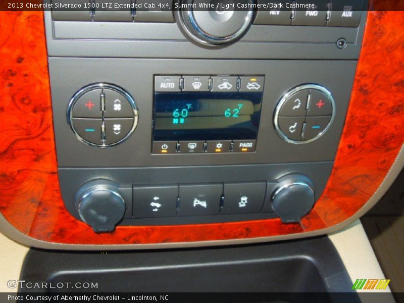Controls of 2013 Silverado 1500 LTZ Extended Cab 4x4
