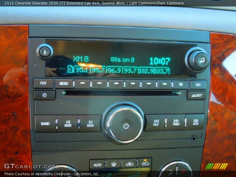 Audio System of 2013 Silverado 1500 LTZ Extended Cab 4x4