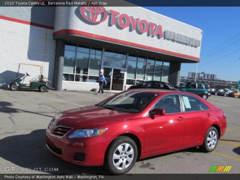 Barcelona Red Metallic / Ash Gray 2010 Toyota Camry LE