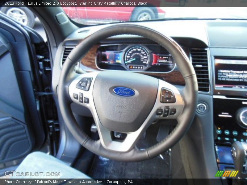 Sterling Gray Metallic / Charcoal Black 2013 Ford Taurus Limited 2.0 EcoBoost