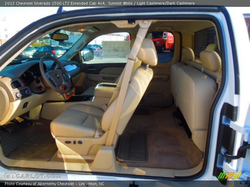 Summit White / Light Cashmere/Dark Cashmere 2013 Chevrolet Silverado 1500 LTZ Extended Cab 4x4