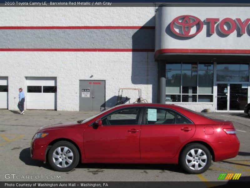 Barcelona Red Metallic / Ash Gray 2010 Toyota Camry LE