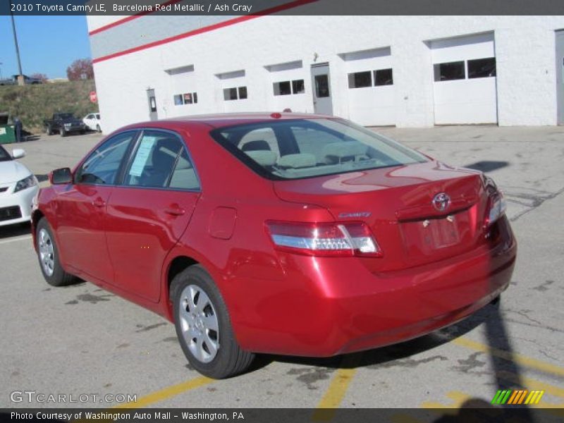 Barcelona Red Metallic / Ash Gray 2010 Toyota Camry LE