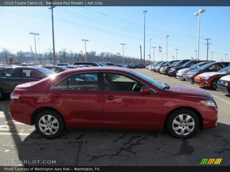 Barcelona Red Metallic / Ash Gray 2010 Toyota Camry LE
