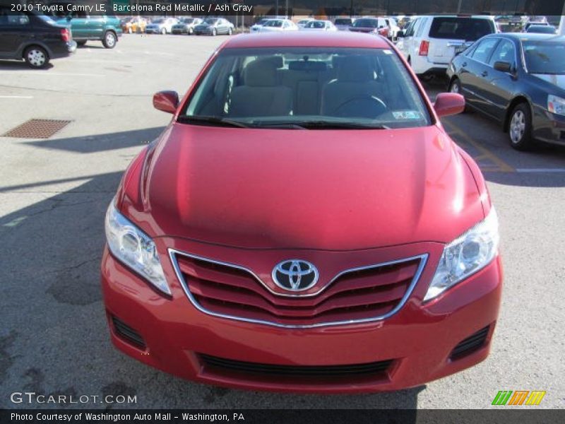Barcelona Red Metallic / Ash Gray 2010 Toyota Camry LE