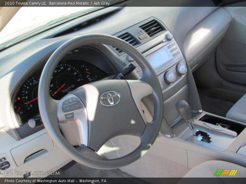 Barcelona Red Metallic / Ash Gray 2010 Toyota Camry LE
