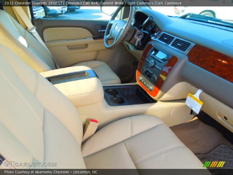 Summit White / Light Cashmere/Dark Cashmere 2013 Chevrolet Silverado 1500 LTZ Extended Cab 4x4