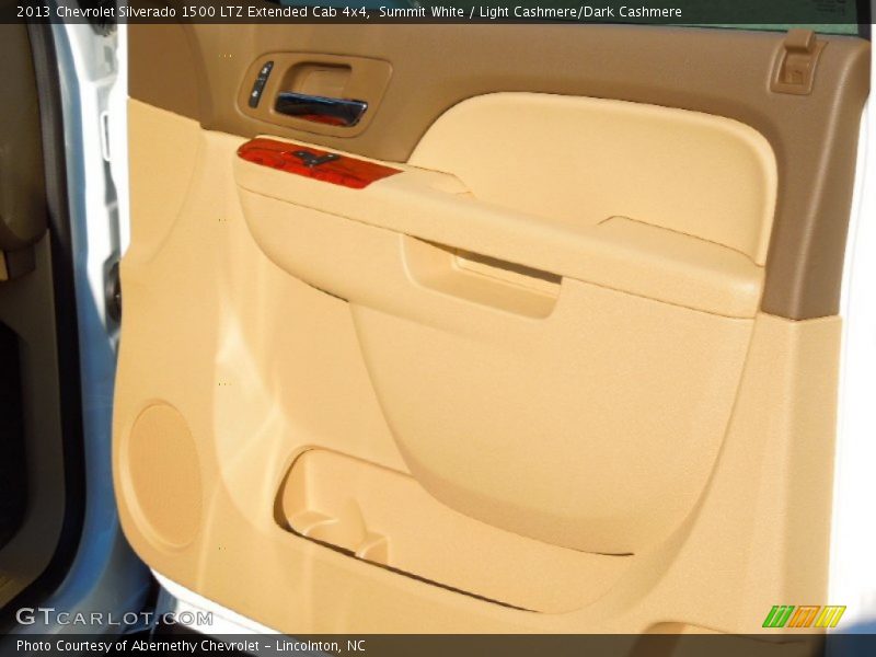 Summit White / Light Cashmere/Dark Cashmere 2013 Chevrolet Silverado 1500 LTZ Extended Cab 4x4
